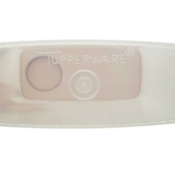 Vintage Tupperware Cereal Keeper 13 Cup w/Flip-Top Sheer Peach Top #469 & 471-12 - Picture 7 of 7